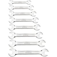 GEDORE Red Doppel-Maulschlüssel-Satz, lang, 8-teilig, Schraubenschlüssel chrom, SW 6 - 22mm