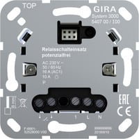 Gira Relaisschalteinsatz potenzialfrei, 1 Kanal, 230 Volt, 16 Ampere, Unterputzmontage Retail