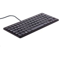 Raspberry Pi Foundation offizielle Raspberry Pi Tastatur schwarz/grau, DE-Layout, inkl. 3-Port-USB-Hub
