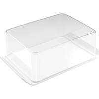 Butterdose KSGGZM00 weiß/transparent Material: Kunststoff