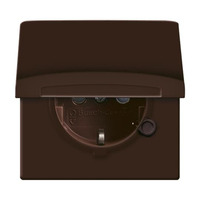 0 Schutzkontakt-Steckdoseneinsatz CEE 7/3 Typ F 20 EUGKB-31-101 braun, Retail