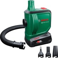 Bosch Heimwerken & Garten Akku-Luftpumpe EasyInflate 18V-500, 18Volt grün/schwarz, Li-Ionen Akku 2,0Ah, POWER FOR ALL ALLIANCE