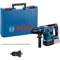 Bosch Professional Akku-Bohrhammer GBH 18V-34 CF Professional solo blau/schwarz, Bluetooth Modul, ohne Akku und Ladegerät, im Koffer