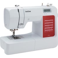 Brother Computernähmaschine CS10s weiß/weinrot