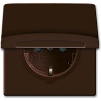 Busch-Jaeger Schutzkontakt-Steckdoseneinsatz CEE 7/3 Typ F 20 EUGKB-31-101 braun, Retail