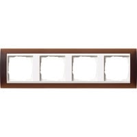 Gira Abdeckrahmen vierfach für rws Event dunkelbraun, Retail