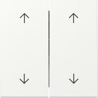 Gira Wippe zweifach mit Pfeilsymbolen weiß, Retail