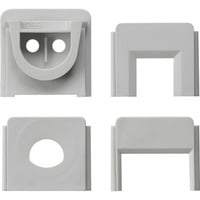 Gira Zwillingseinführung, Adapter grau, Retail