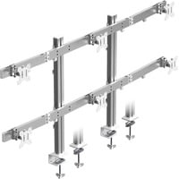 ICY BOX Damond Stand 666, Monitorhalterung silber