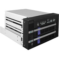 Icy Dock MB901SPR-B R1, Wechselrahmen schwarz/silber