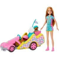 Barbie Family & Friends Stacie Go-Kart, Puppe Serie: Barbie Family & Friends Art: Puppe Altersangabe: ab 36 Monaten Zielgruppe: Kindergartenkinder