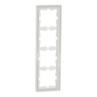 Merten Rahmen vierfach Kristallweiß weiß, Retail