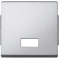 Merten Wippe mit Symbolfenster, rechteckig, einteilige Ausführung, mit Kontrollfenster aluminium, Retail