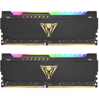 Patriot DIMM 32 GB DDR4-3200 (2x 16 GB) Dual-Kit, Arbeitsspeicher schwarz, PVSR432G320C6K, Viper Steel RGB, INTEL XMP