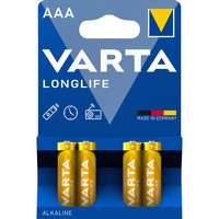 Varta Longlife AAA, Batterie 4 Stück, AAA