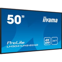 iiyama LH5041UHS-B2AG, Public Display schwarz (glänzend), UltraHD/4K, VA, HDMI, VGA