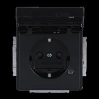 Busch-Jaeger Schutzkontakt Steckdosen Einsatz anthrazit, Retail