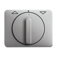 Busch-Jaeger Zentralscheibe Jalousie mit Drehgriff 1740 DR-266, Abdeckung titan, Retail