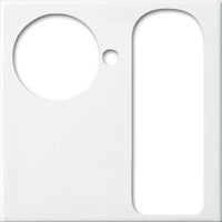 Busch-Jaeger Zentralscheibe alpinws, Abdeckung weiß, Retail