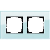4010337212188 - Abdeckrahmen 2-fach Glas Esprit System 55 Unterputzmontage glänzend IP21