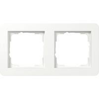 4010337126188 - Abdeckrahmen zweifach Abdeckrahmen E1 seidenmatt bruchsicher Kunststoff matt