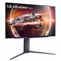 LG UltraGear 27GS95QE-B, Gaming-Monitor 67.3 cm (26.5 Zoll), schwarz, QHD, OLED, NVIDIA G-SYNC kompatibel, AMD FreeSync Premium Pro, 240Hz Panel