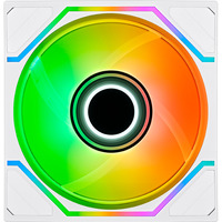 Thermaltake SWAFAN 120 EX INFINITY ARGB Sync PC Cooling Fan, Gehäuselüfter weiß, 1er-Pack, 120 mm, 124 mm