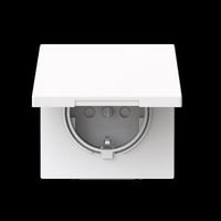 0 Schutzkontakt Steckdose Safety Plus 20 EUKB-44G weiß, Retail