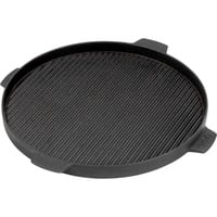 Big Green Egg Grillplatte aus Gusseisen, Ø 35cm anthrazit, für Big Green Egg Large, XLarge, 2XL