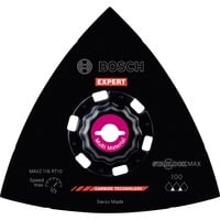 Bosch Professional Expert Carbide Schleifplatte MAVZ 116 RT10 MultiMaterial, Ø 116mm, Schleifscheibe Starlock Max, K100