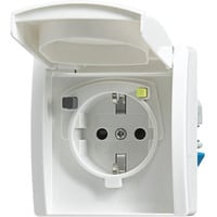 Busch-Jaeger Fehlerstromschutzschalter Einsatz, Steckdose weiß, Retail