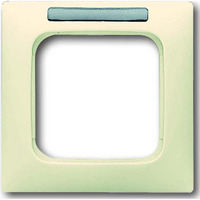 4011395991480 - BJ Duro 2000 SI Linear 1721NSKA-212 Rahmen mit Schriftfeld 1fach weiss