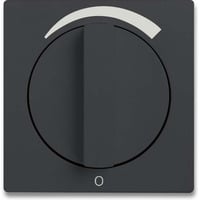 Busch-Jaeger Zentralscheibe Abdeckung 1740 Drehknopf Stufenschalter anthrazit, Retail