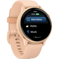 Garmin vívoactive 6, Smartwatch pink dawn/pink dawn metallic, 42 mm, Silikon-Armband