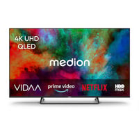 Medion LIFE MD 855602, QLED-Fernseher 138.8 cm (55 Zoll), schwarz, UltraHD/4K, Triple Tuner, VIDAA