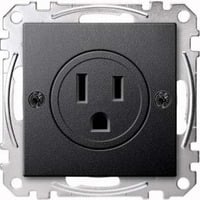 Merten Steckdosen Einsatz anthrazit, Retail