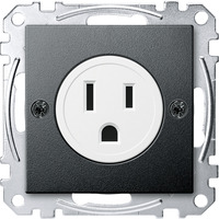 Merten Steckdosen Einsatz anthrazit, Retail