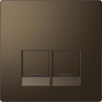 Merten Zentralplatte 2-fach bronze, Retail