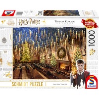 Schmidt Spiele Thomas Kinkade Studios Wizarding World Harry Potter - Great Hall, Puzzle 1000 Teile