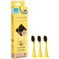 happybrush ECO VIBE 3 Minions Aufsteckbürsten gelb