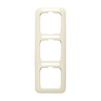 4011395890806 - BJ Duro 2000 SI Rahmen 1723NS-212 3fach mit Schriftfeld weiss senkrecht