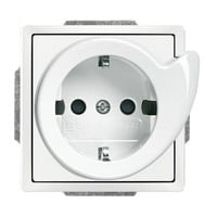 Busch-Jaeger Servicesteckdose 20 Europäische CEE-Steckdose Typ F weiß, Retail