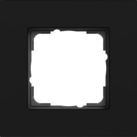 Gira Abdeckrahmen 1-fach, Abdeckung schwarz, Retail