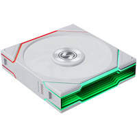 Lian Li UNI FAN TL FLEX 120 Wireless, Gehäuselüfter weiß, Reverse, 120 mm