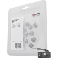 Lindy RJ45 Port Schloss 20x, Einsteckschloss schwarz