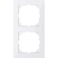 4042811181109 - Rahmen zweifach für Senkrecht- und Waagerechtmontage aus Thermoplast glänzend 4042811181109 - Rahmen zweifach für Senkrecht- und Waagerechtmontage aus Thermoplast glänzend