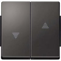 Merten Wippe zweiteilige Wippe mit Symbol Pfeile für Jalousie anthrazit, Retail