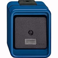 4011281224609 - Wippschalter Wechsel 16 Ampere 250 Volt mit Schraubklemmen und Aufputzmontage