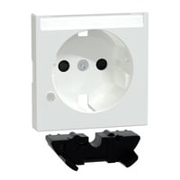 Merten Zentralplatte mit Linse für Kontrolllicht, antibakteriell, glänzend Retail