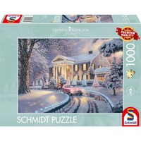 Schmidt Spiele Thomas Kinkade Studios: Graceland Christmas, Puzzle 1000 Teile